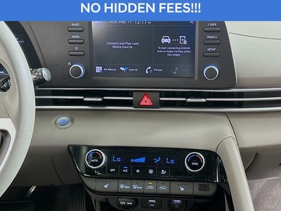 2023 Hyundai Elantra Hybrid Blue