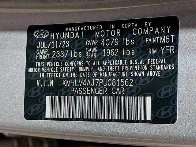 2023 Hyundai Elantra Hybrid Blue