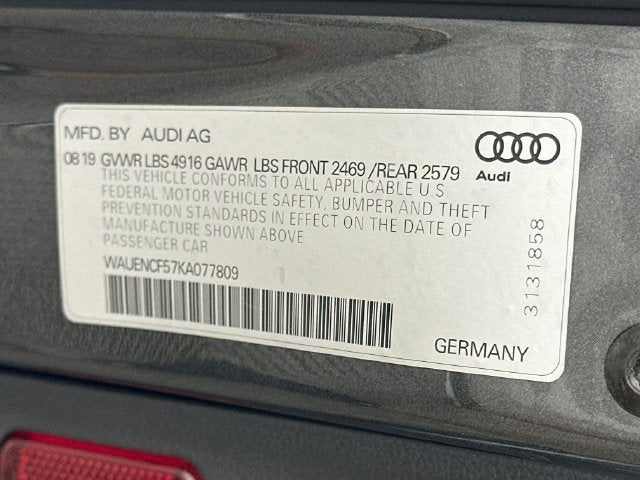 2019 Audi A5 Sportback Premium Plus quattro