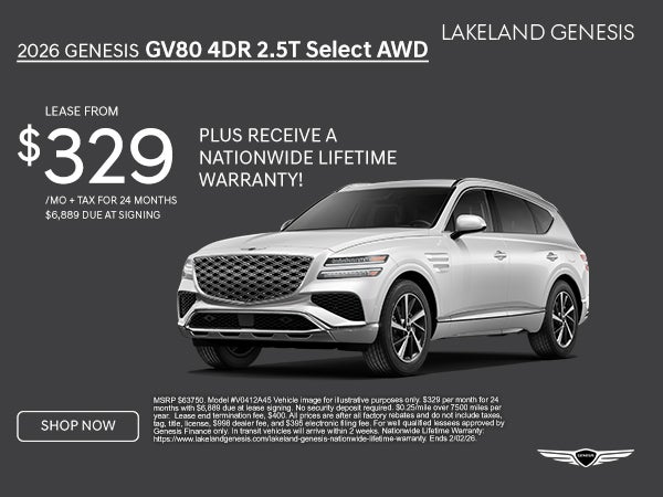 2026 GV80 2.5T Select AWD