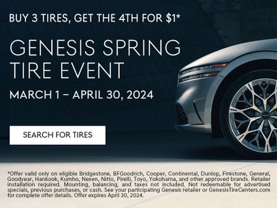 BUY 3 TIRES GET THE 4TH FOR $1*
