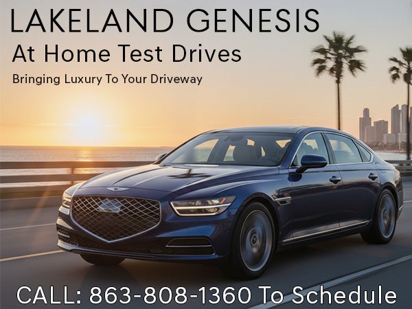 Schedule your at home test drive - we come to you!